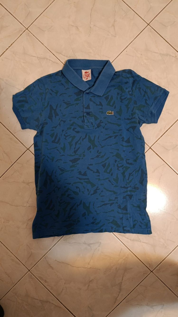 Lacoste Live Lacoste Blue Patterned Polo Shirt product image